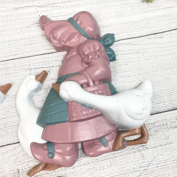 VNT 1980's Country Boy Girl & Bow Wall Decor Set Burwood Product Co and Homco - Picture 3 of 11